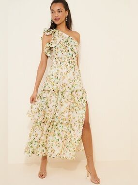 astr fritillaria floral maxi dress Fritillaria Floral Maxi Dress